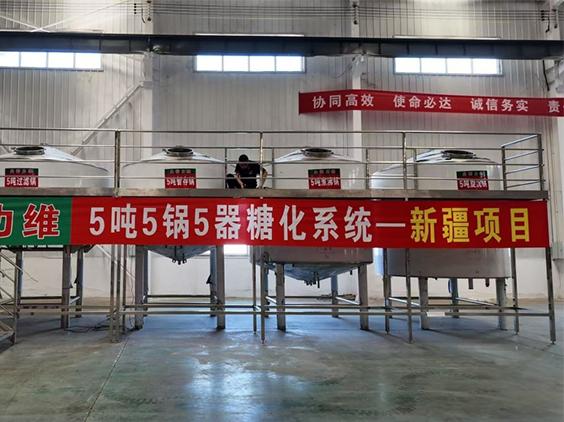 番阳镇精酿啤酒设备厂—5吨精酿啤酒设备—新疆项目